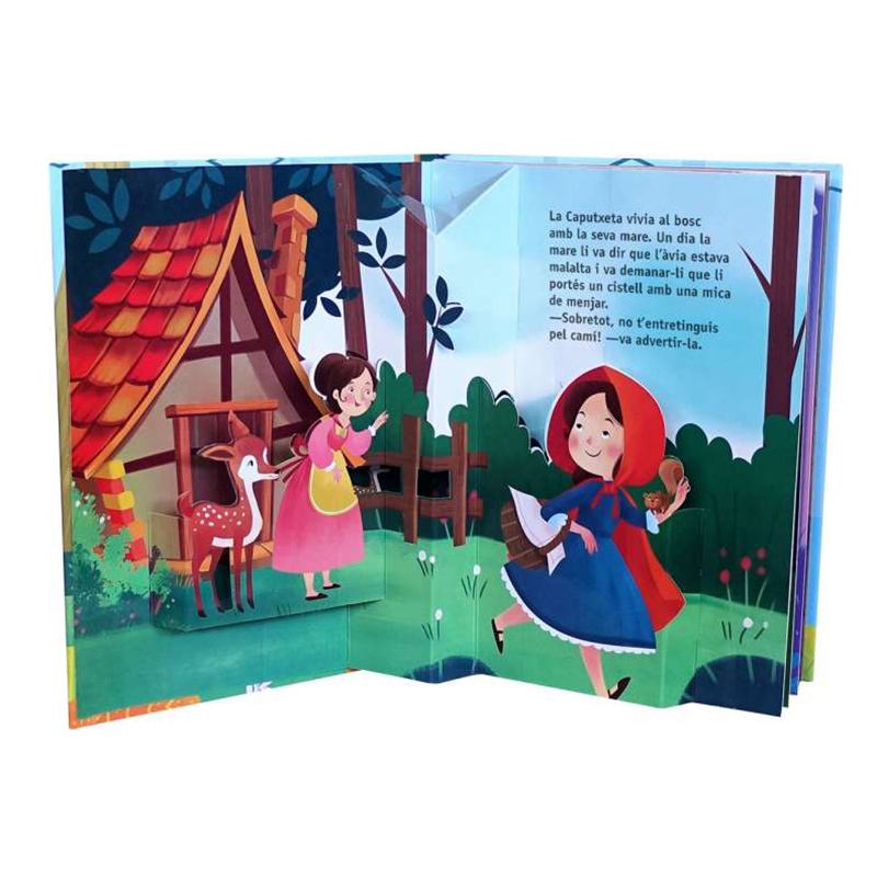 Libro Infantil La Caputxeta Vermella Pop-Up - Catalán - Imagen 1