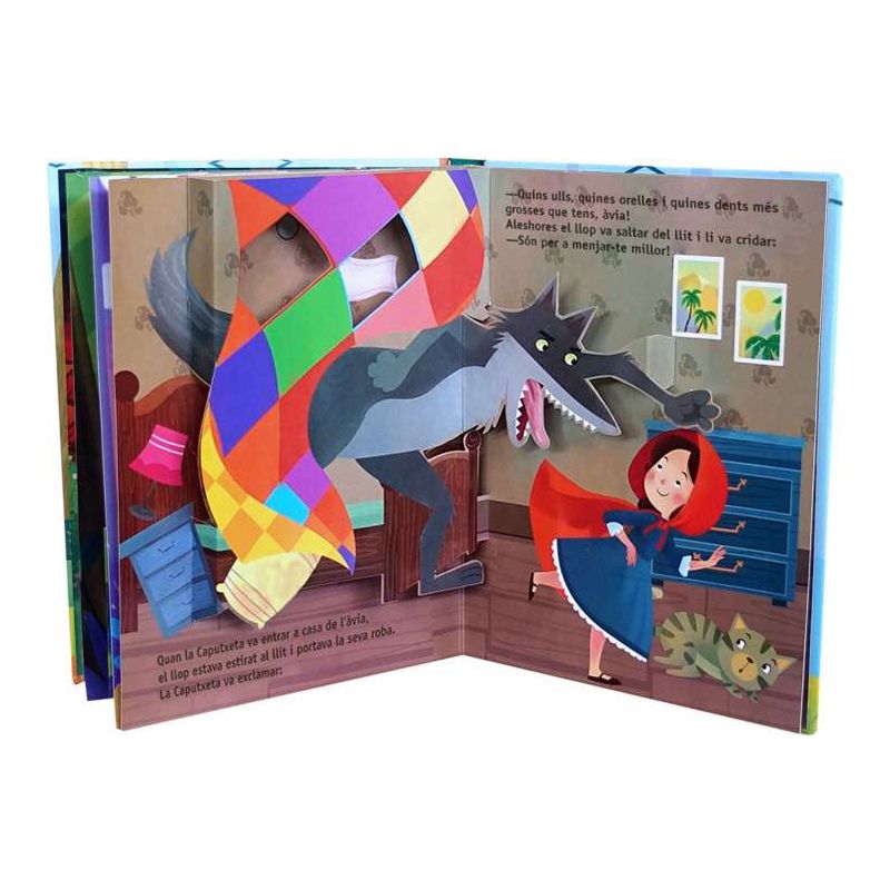 Libro Infantil La Caputxeta Vermella Pop-Up - Catalán - Imagen 2