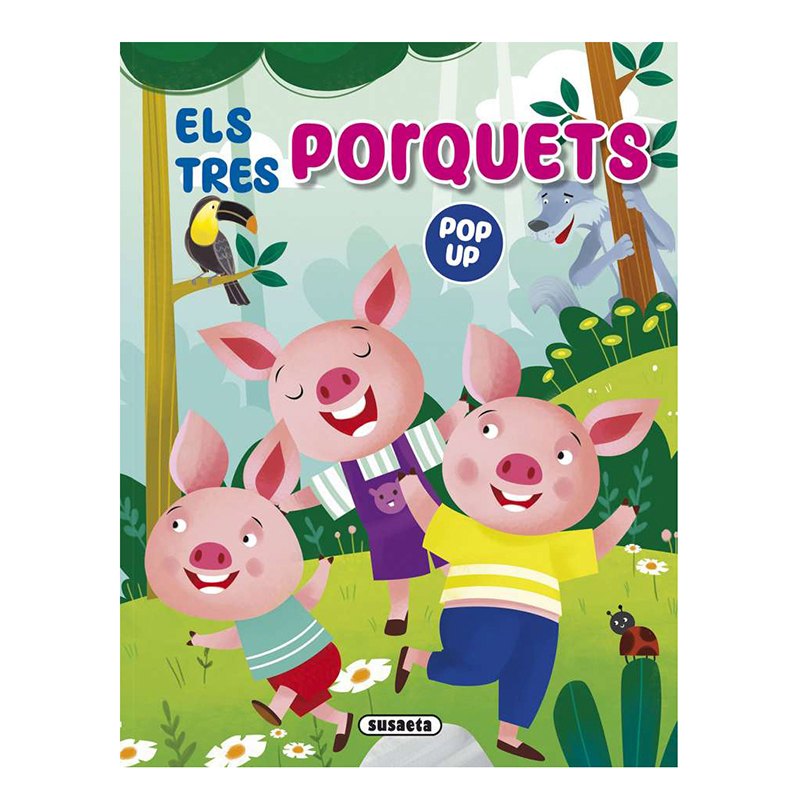 Libro Infantil Els Tres Porquets Pop-Up - Catalán