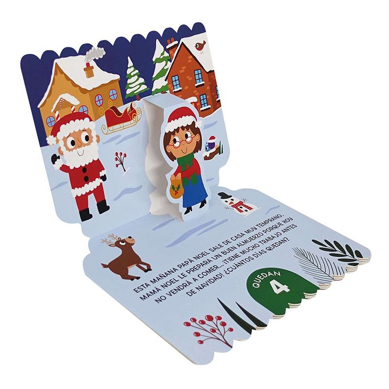 Libro Infantil Cuántos Días Quedan Para Que Venga Papá Noel - Imagen 1