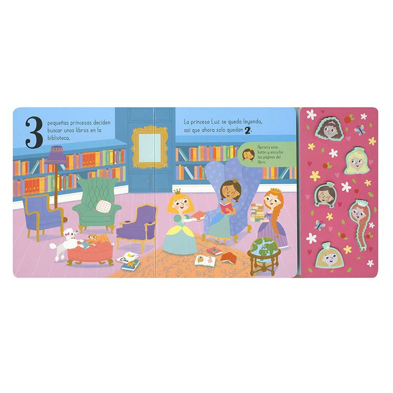 Libro Infantil 5 Pequeñas Princesas Cuenta y Escucha - Imagen 1