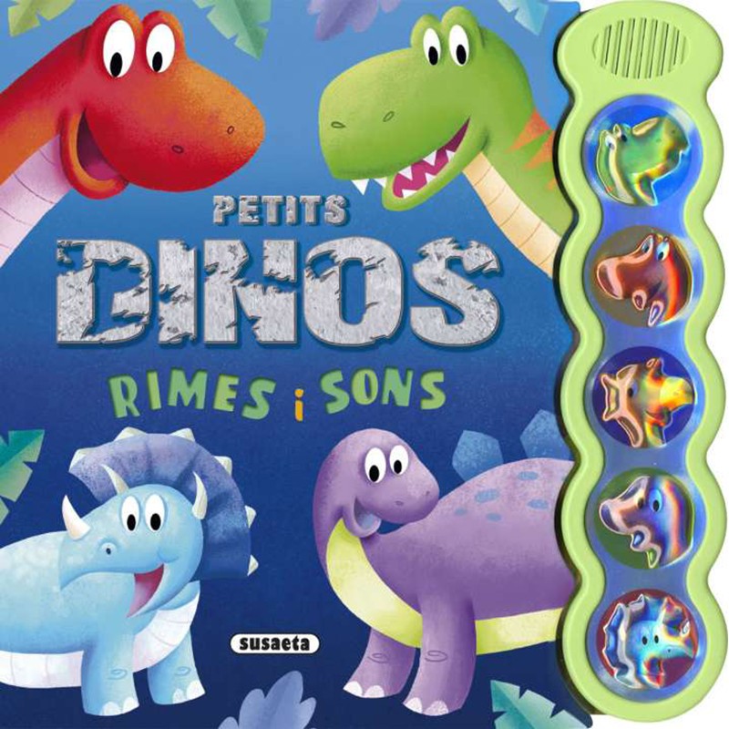 Livro infantil Petits Dinos Rimas e Sons | JOGUIBA