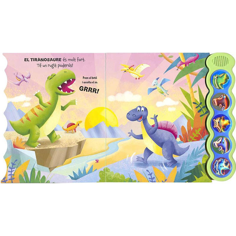 Livro infantil Petits Dinos Rimas e Sons | JOGUIBA