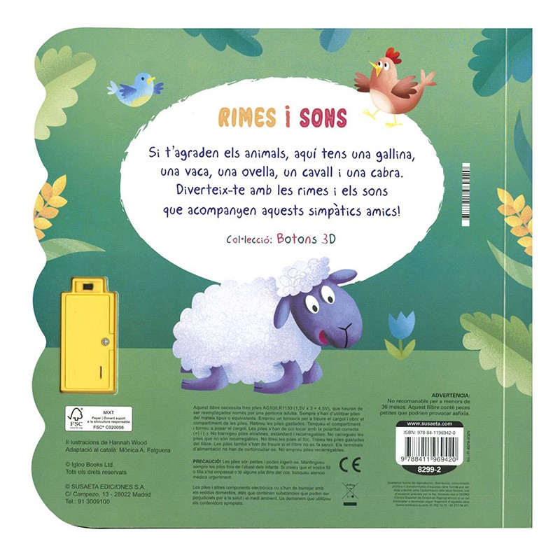 Libro con Sonidos La Masia - Catalán - Imagen 2