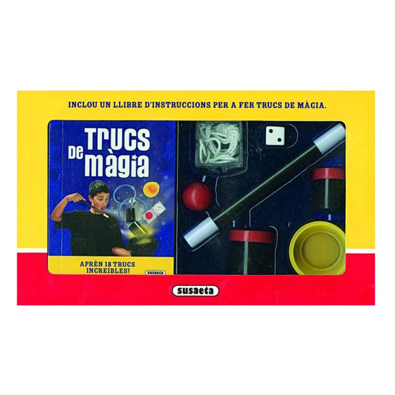 Caja con Libro Trucs de Màgia - Catalán