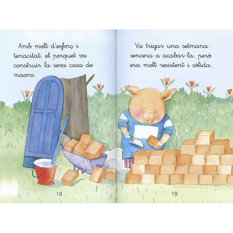 Libro infantil Els Tres Porquets - Imagen 1