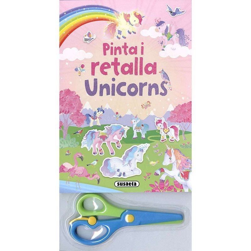 Libro infantil Pinta i Retalla Unicorns 1