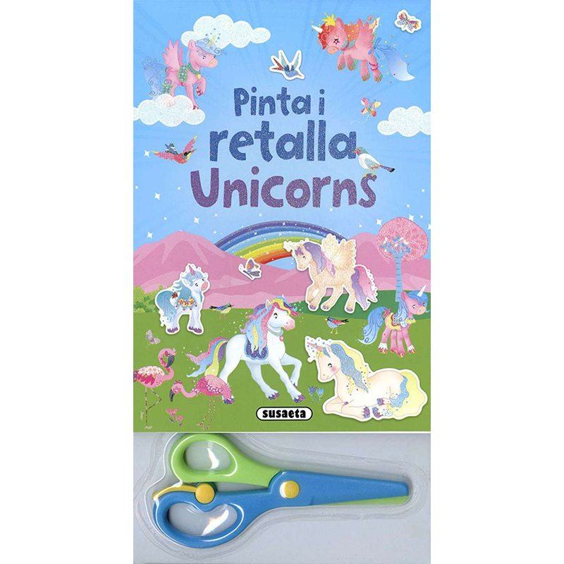 Libro infantil Pinta I Retalla Unicorns 2