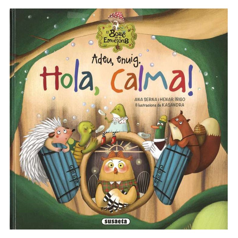Libro Infantil Adeu Enuig Hola Calma - Catalán