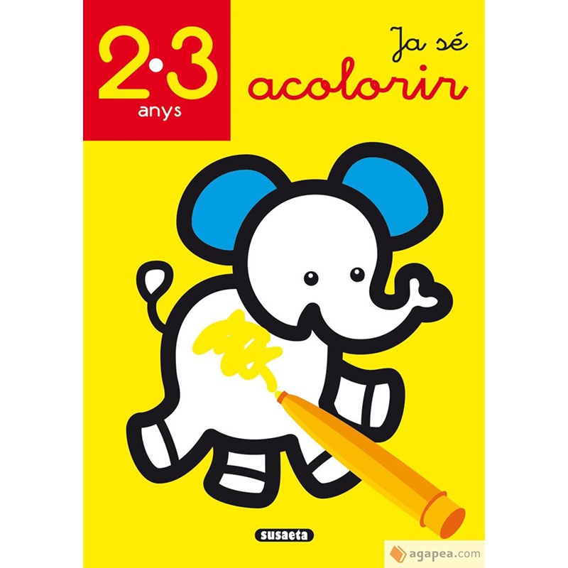 Libro infantil Ja Se Acolorir 2-3 Anys