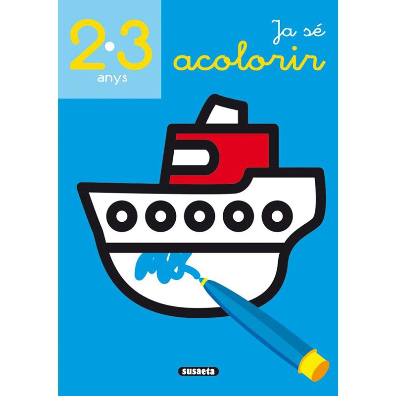 Libro infantil Ja Se Acolorir 2-3 Anys