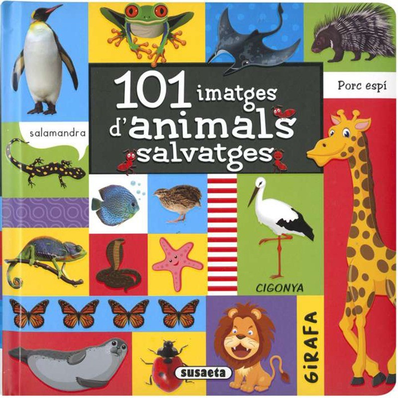 Libro infantil Animals Salvatges (101 Imatges)