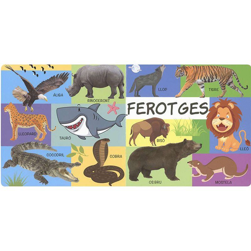 Libro infantil Animals Salvatges (101 Imatges) - Imagen 1