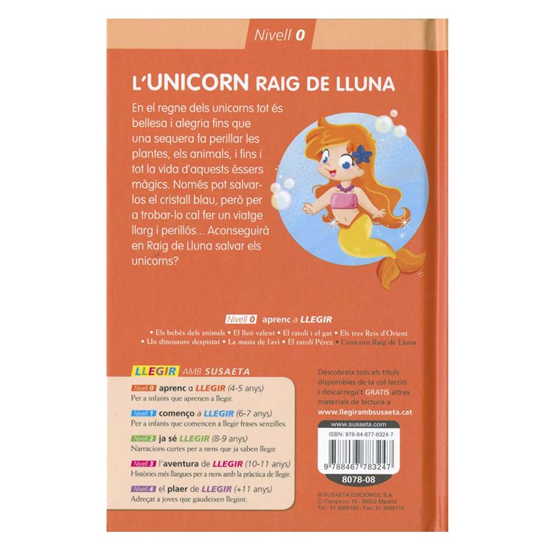 Libro Infantil Unicorn Raig De Lluna - Catalán - Imagen 2