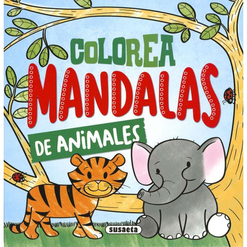 Libro infantil Colorea Mandalas. Animales