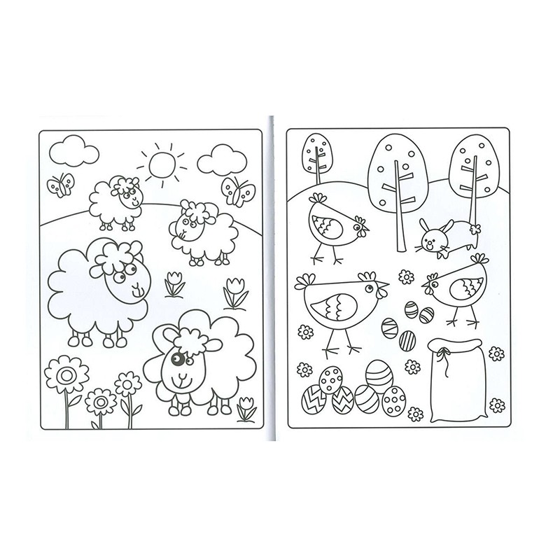 Libro Infantil Ous de Pasqua per a Pintar - Catalán - Imagen 1