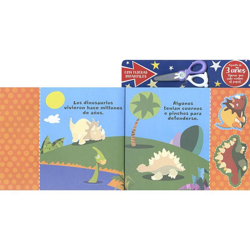 Libro infantil Recorta Y Pega Dinosaurios - Imagen 1
