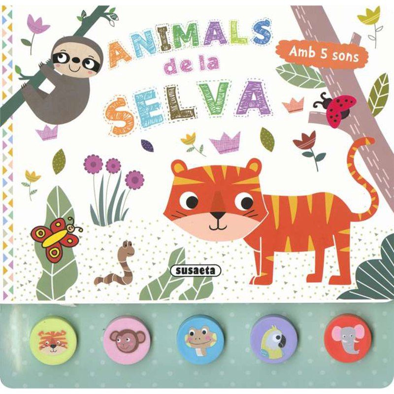 Libro infantil Animals De La Selva