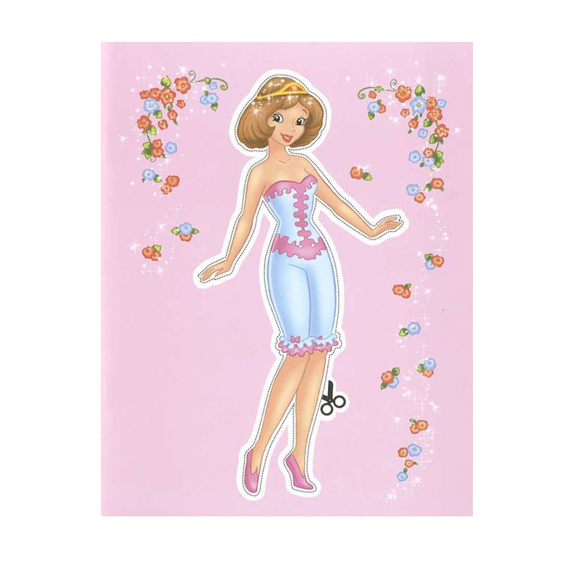 Libro Infantil Recorta tus Princesas La Bella y la Bestia - Imagen 1