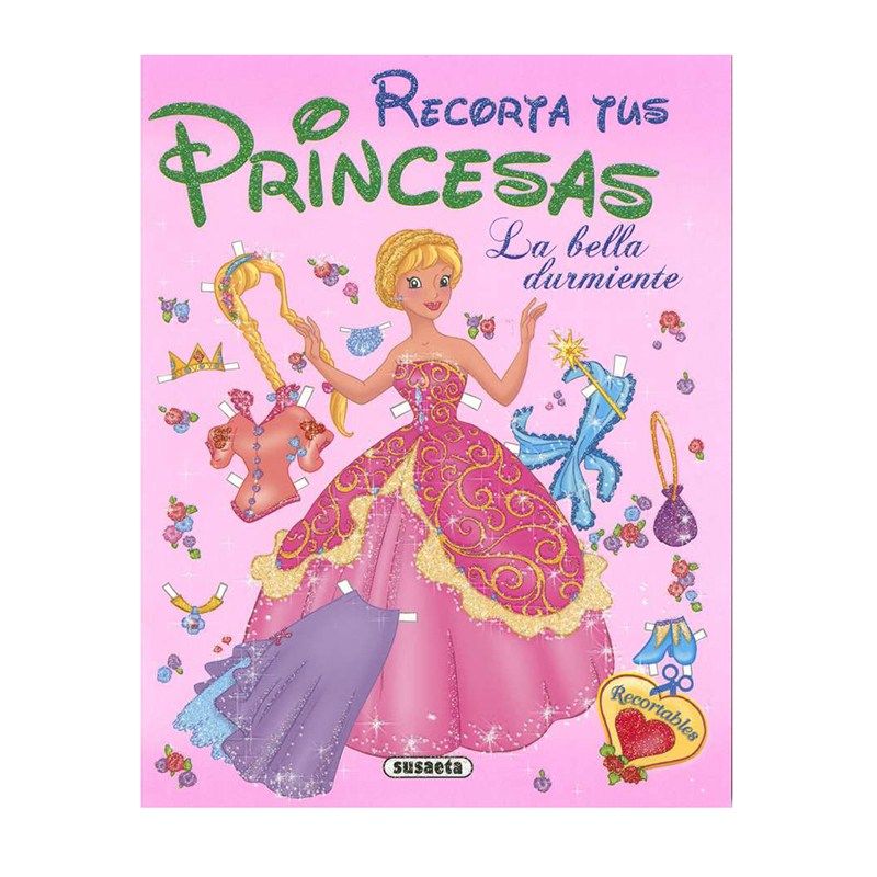Libro Infantil Recorta tus Princesas La Bella Durmiente