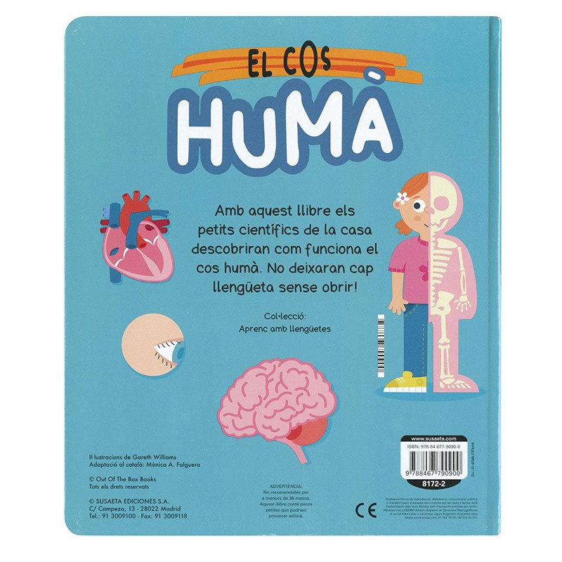 Libro Infantil El Cos Humà - Catalán - Imagen 2
