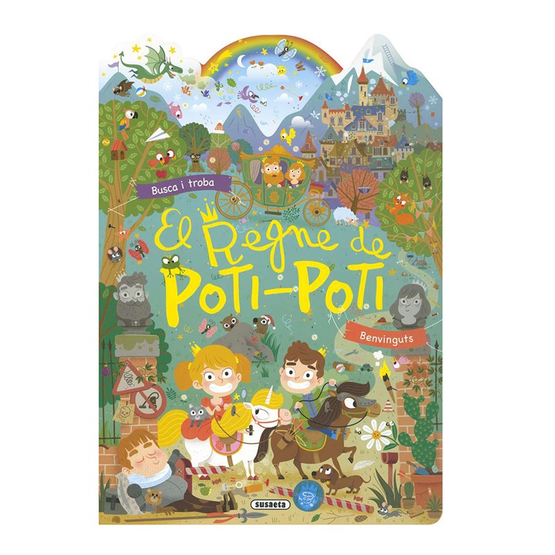Libro Infantil Busca i Troba El Regne de Poti-Poti - Catalán