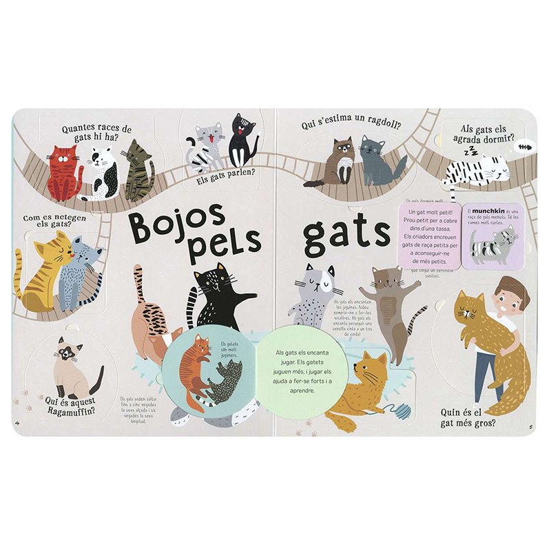 Libro Infantil Bojos pels Gats - Catalán - Imagen 1