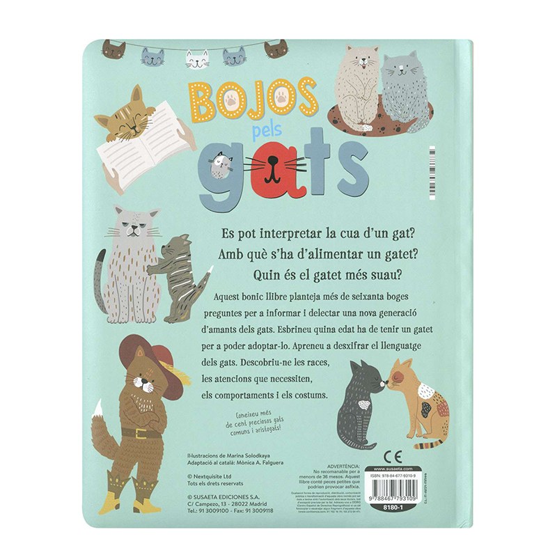 Libro Infantil Bojos pels Gats - Catalán - Imagen 2