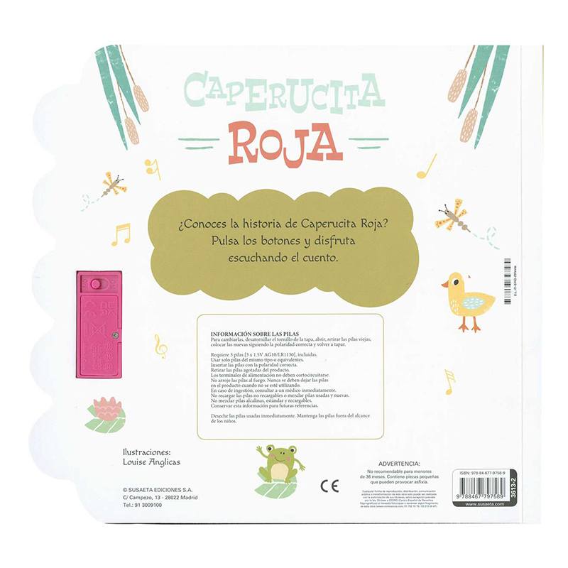 Libro Infantil Caperucita Roja con Sonidos - Imagen 2