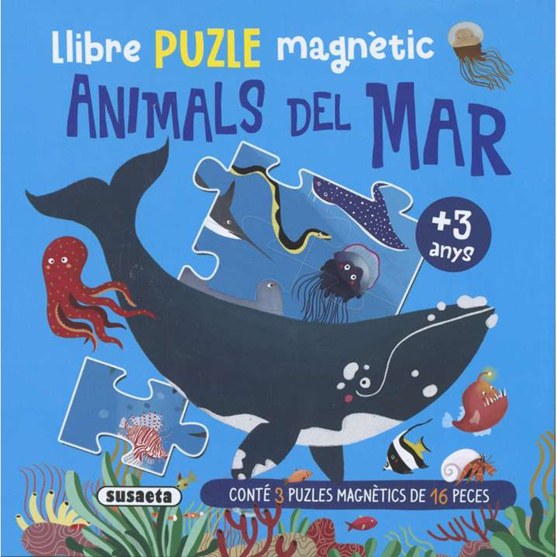 Libro infantil Animals Del Mar (Puzle Magnetico)