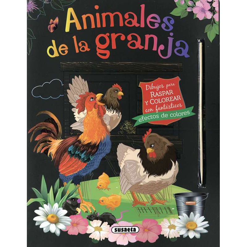Libro infantil Animales De La Granja. Dibujos