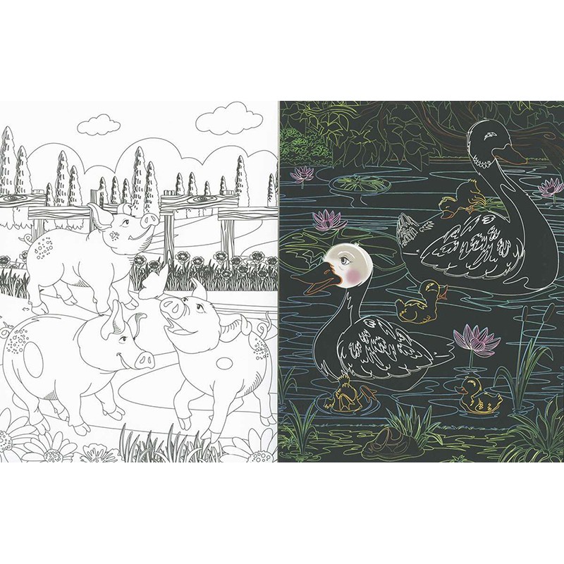 Libro infantil Animales De La Granja. Dibujos - Imagen 1