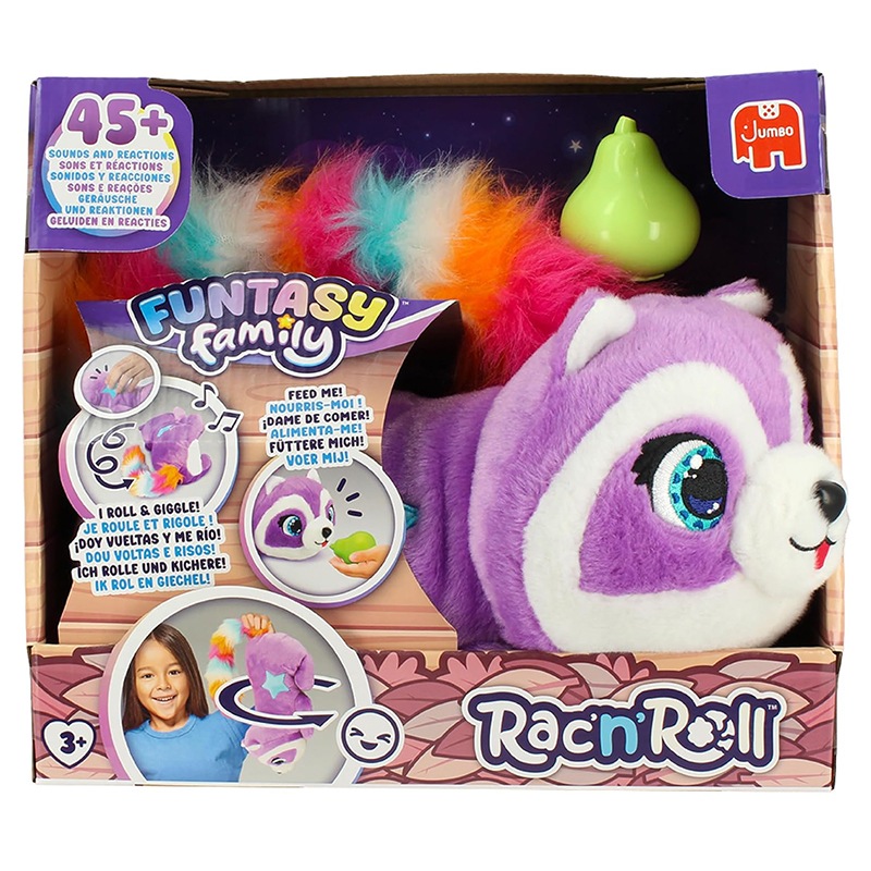 Peluche Guaxinim Interativo Rac'n'Roll