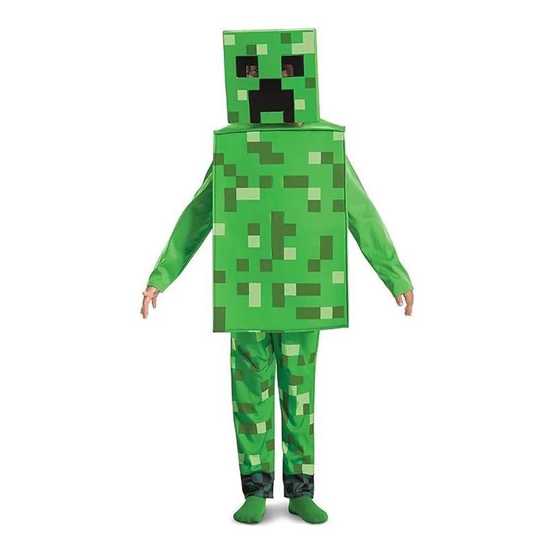 Disfraz Minecraft Creeper 4-6 Años