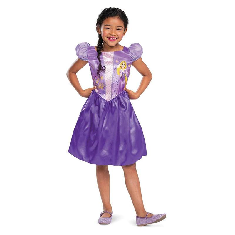 Disney Fato Rapunzel 7-8 Anos