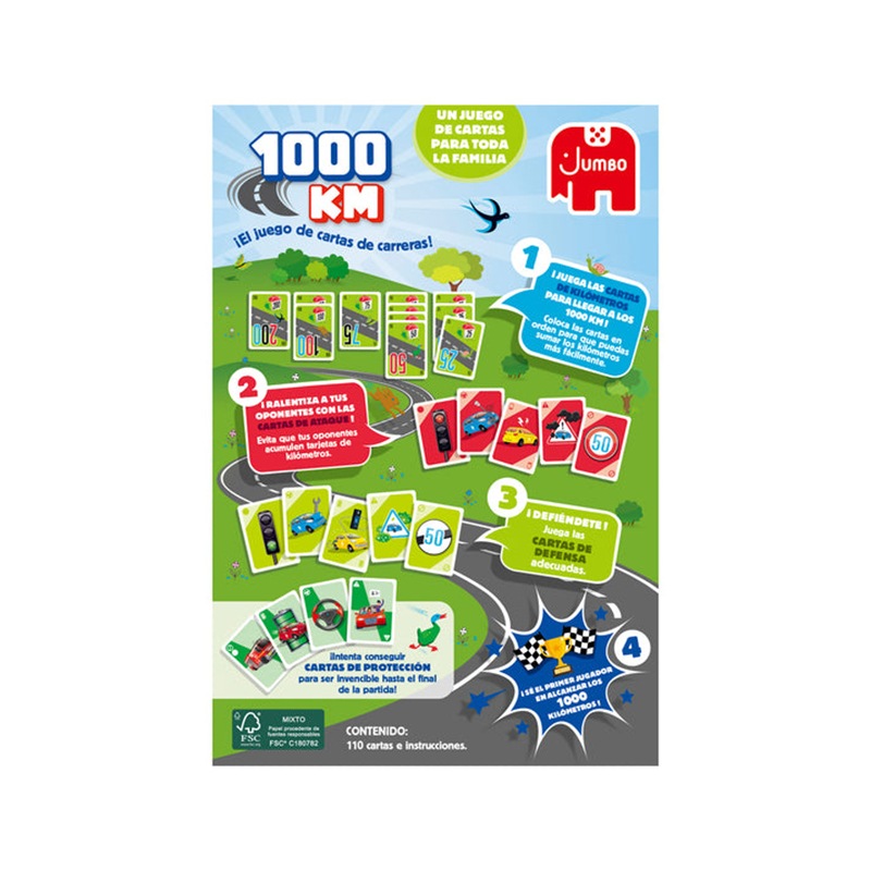 Juego Cartas 1000 KM - Imagen 1