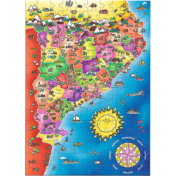 Puzzle Comarcas de Cataluña - Imatge 1