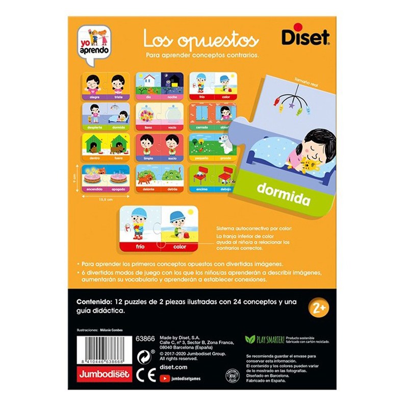 Juego educativo Los Opuestos - Imagen 3