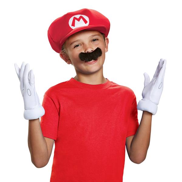 Conjunto Super Mario Acessórios Fantasia - Imagem 1