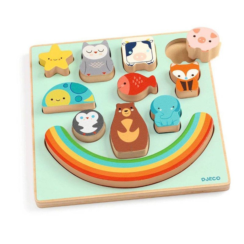 Djeco Puzz and Boom Rainbow - Imagem 1