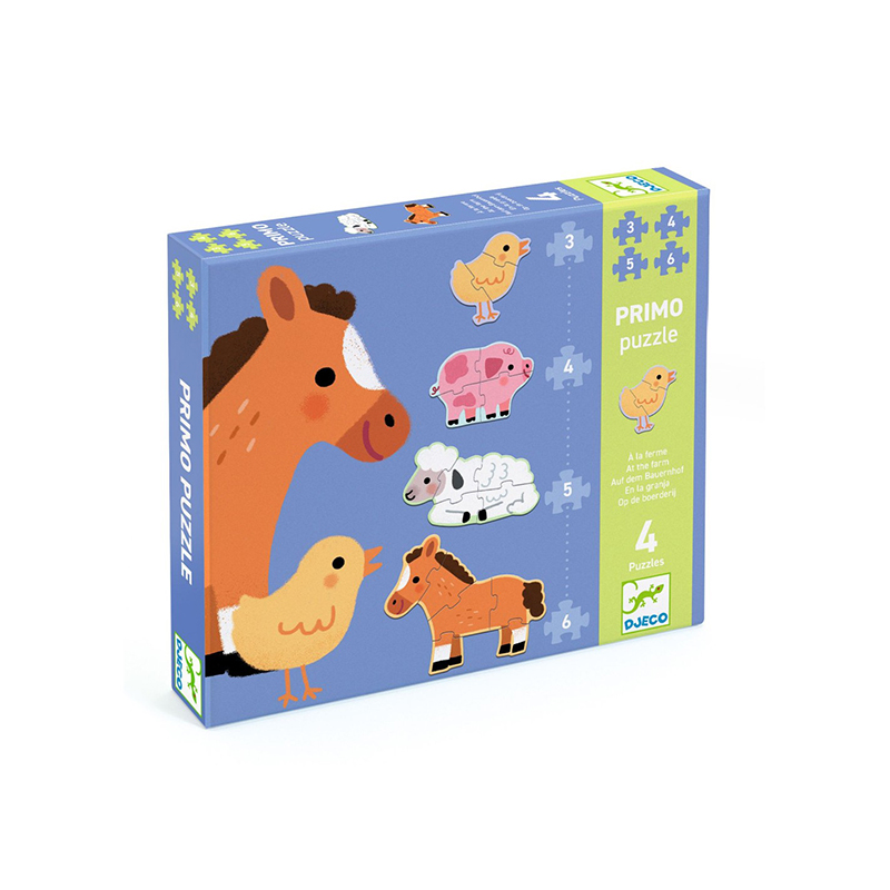 Djeco Puzzle Evolutivo Granja