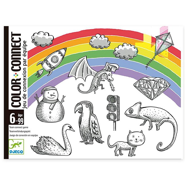 Djeco Jogo de Cartas Color Connect - Imagem 1