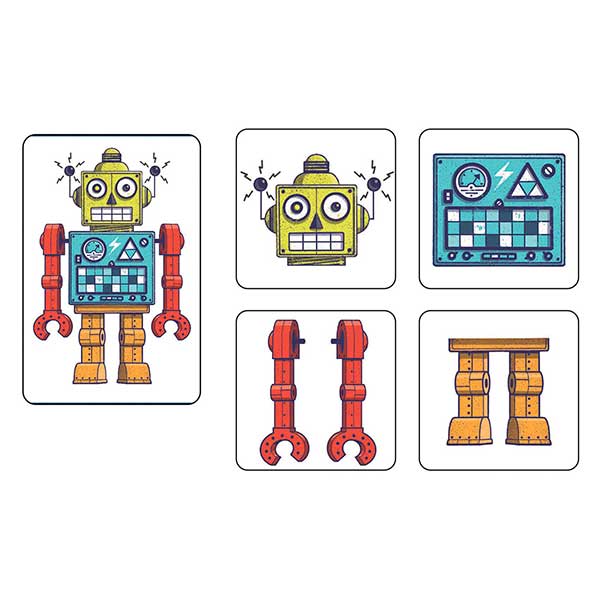 Djeco Cartas Robots - Imatge 1