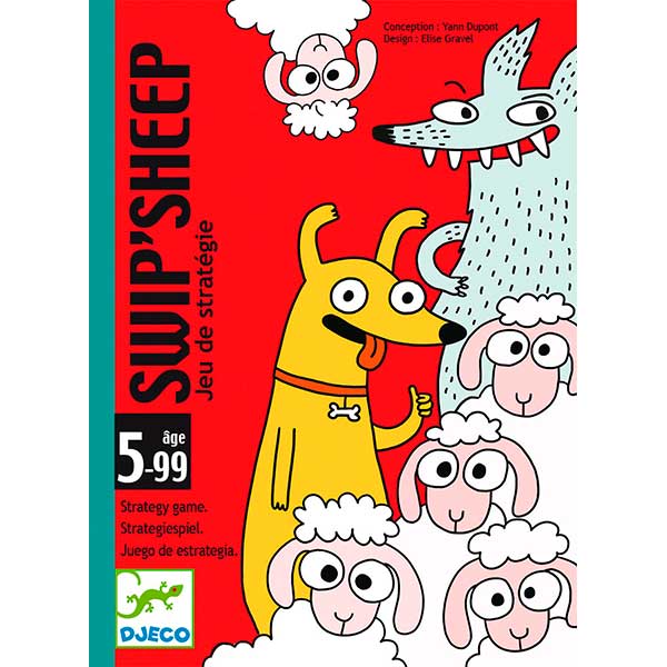 Djeco Cartas Swip'Sheep - Imagen 1
