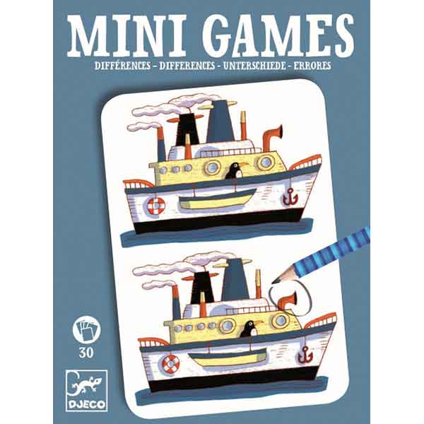 Djeco Diferenças de Mini Games Remi - Imagem 1