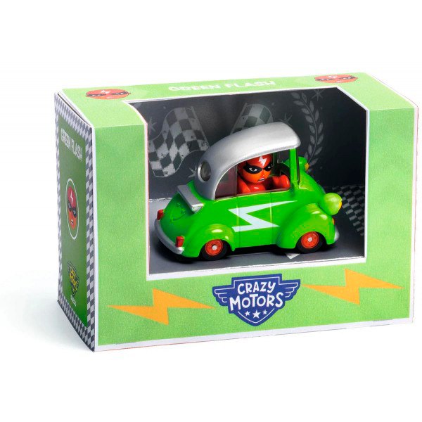 Crazy Motors Coche Green Flash - Imagen 1