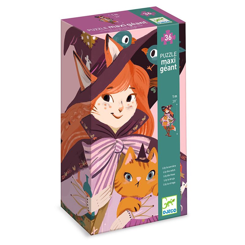 Djeco Puzzle Gigante Lily a Bruxa 36p