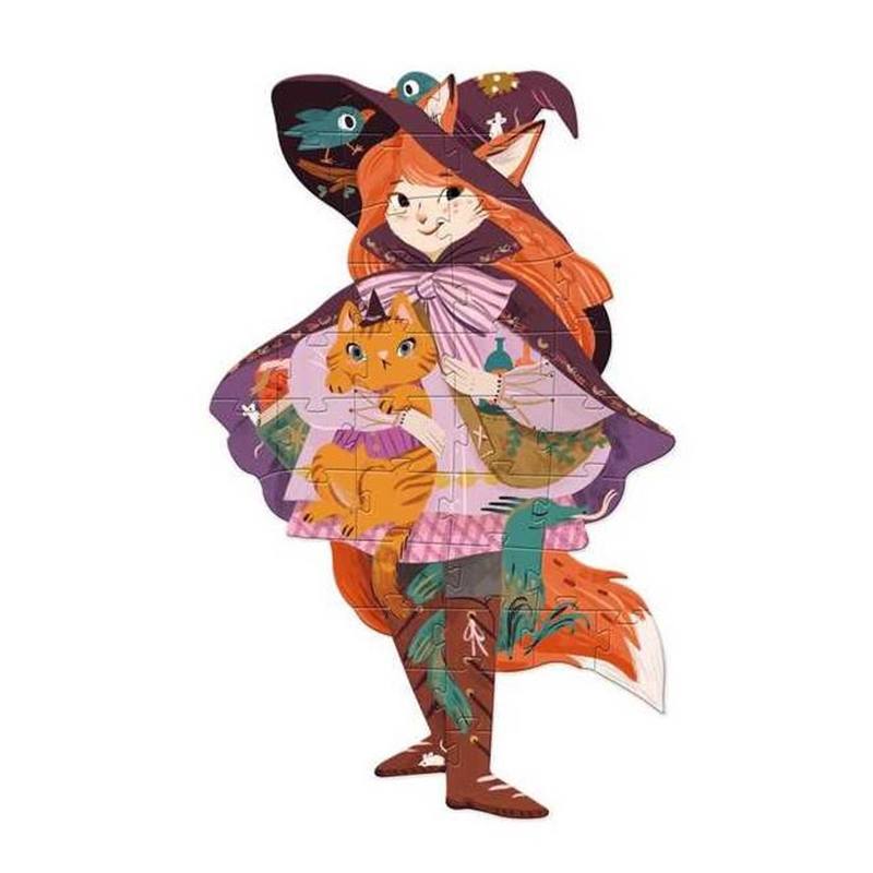 Djeco Puzzle Gigante Lily a Bruxa 36p - Imagem 1
