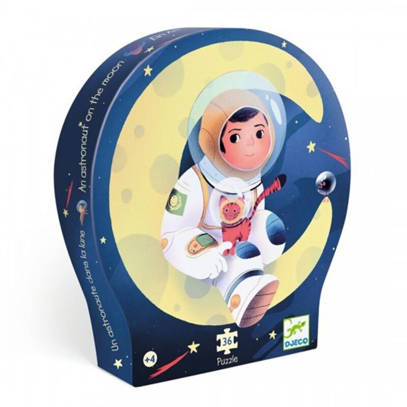 Djeco Puzzle Silhueta Astronauta 36p
