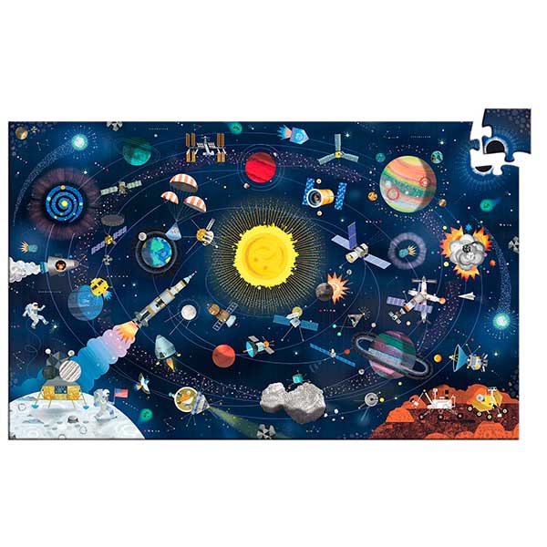Djeco Puzzle 200p Observación El Espacio - Imatge 1